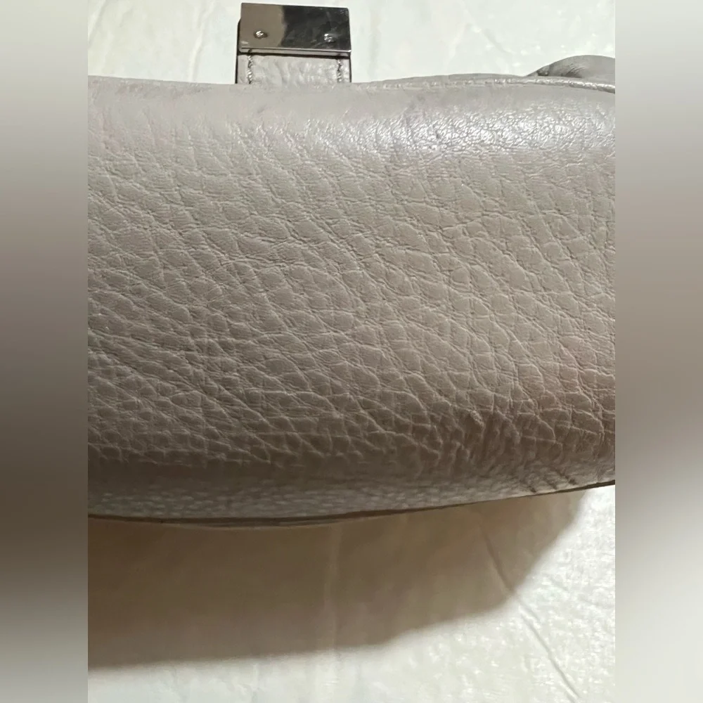 Michael Kors hobo handbag with silver color hardware